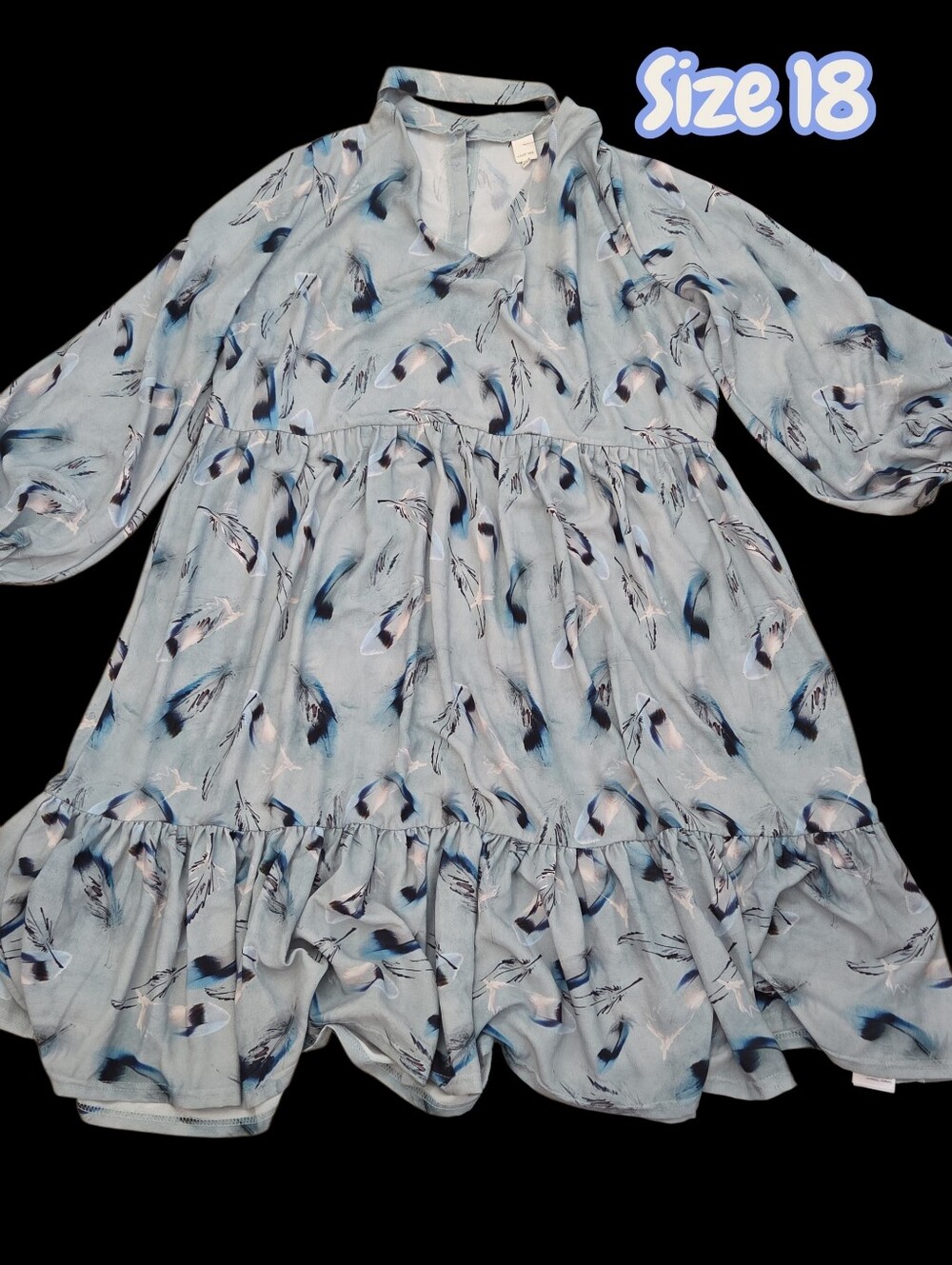 *1706 Lost Ink floral dress women plus size 18